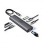 HUB UGREEN 6EN1 USB-C A HDMI+2XUSB-A+USB-C+RJ45+PD