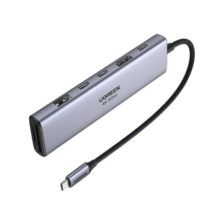 HUB UGREEN 7EN1 USB-C A HDMI+2XUSB-C+USB-A+SD-TF