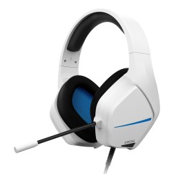Auriculares Gaming con Micrófono Krom Kopa Move- Jack 3-5- Blancos