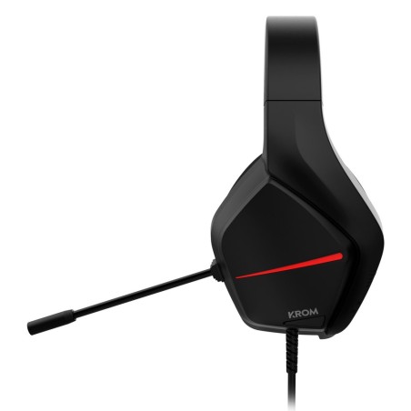 Auriculares Gaming con Micrófono Krom Kopa Move- Jack 3-5- Negros