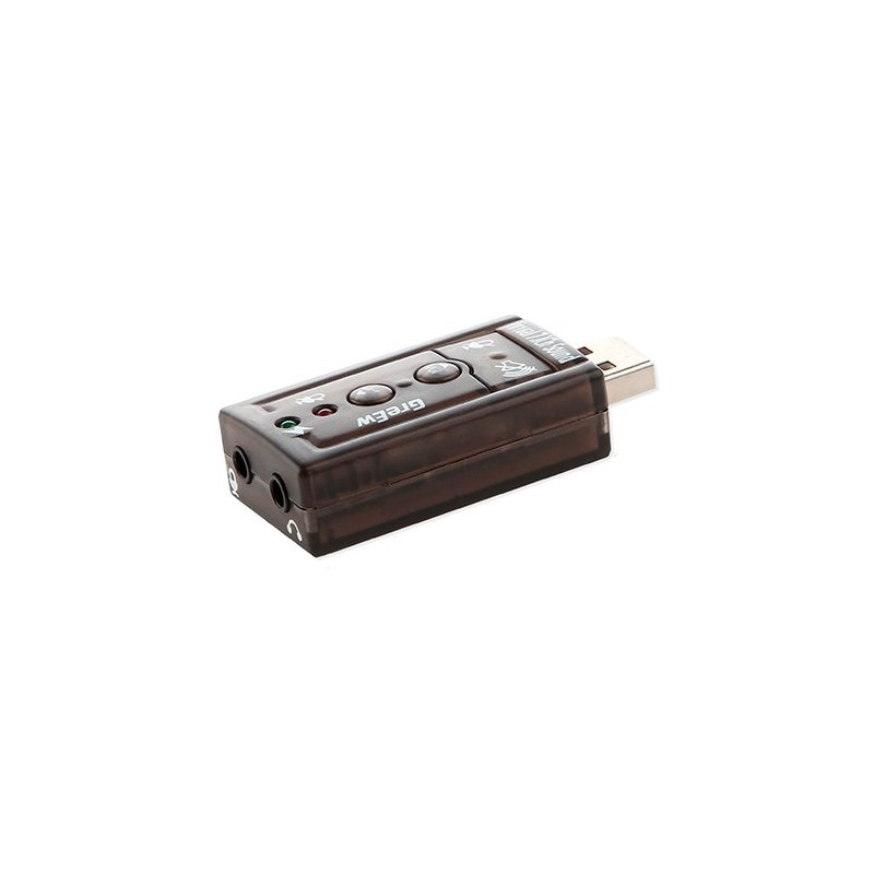TARJETA DE SONIDO NEGRO USB 7-1 SAVIO AK-01