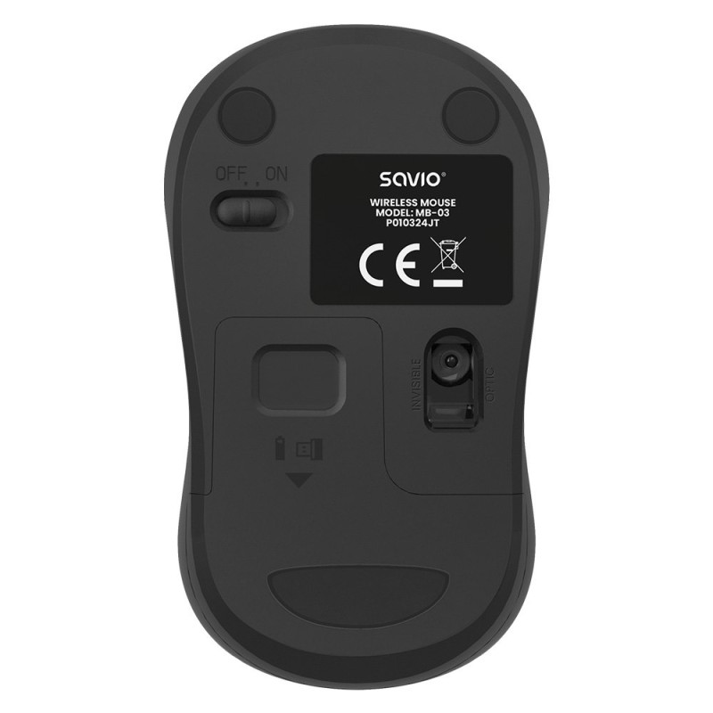 RATON OPTICO SAVIO MB-04 WIRELESS 1000 DPI