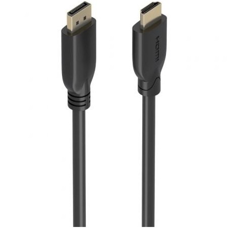 Cable Conversor Aisens A125-0920- DisplayPort Macho - HDMI 4K Macho- 5m- Negro
