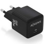 Cargador de Pared GaN Aisens ASCH-30W1P036-BK- 1xUSB Tipo-C- 30W