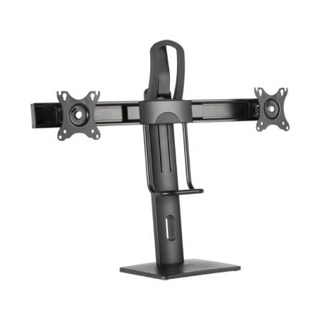 Soporte de Sobremesa con Contrapeso para 2 Monitores Aisens DT27TSR-065- Giratorio- Inclinable- hasta 6kg