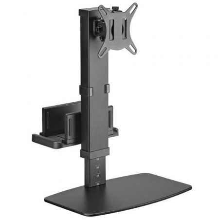 Soporte de Sobremesa para Monitor,TV y MiniPC Aisens DT32TSR-165- Giratorio- Inclinable- hasta 8kg