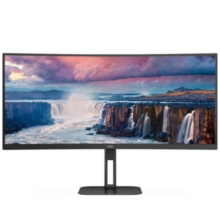 Monitor Profesional Ultraparonámico Curvo AOC CU34V5C-BK 34"- WQHD- Multimedia- Negro