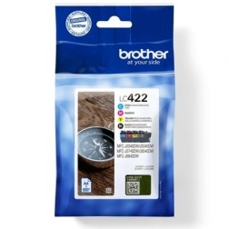 Pack cartuchos tinta brother lc422val negro