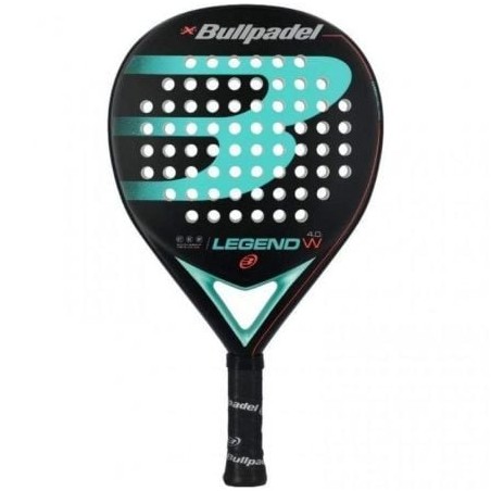 Pala de Pádel Bullpadel Legend Woman 4-0- Azul y Negra