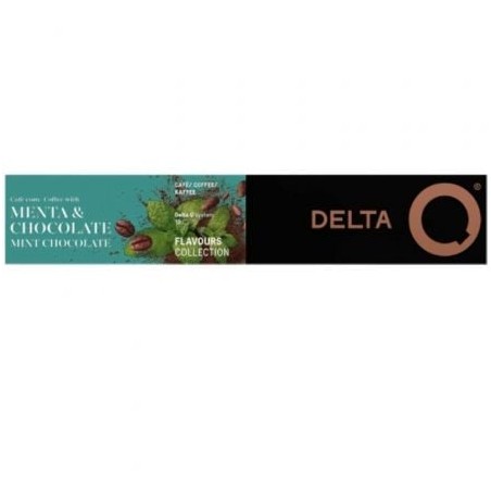 Cápsula Delta Menta y Chocolate para cafeteras Delta- Caja de 10