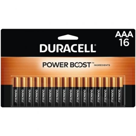 Pack de 16 Pilas AAA Duracell Plus Power Boost DPBLR3B16- 1-5V- Alcalinas