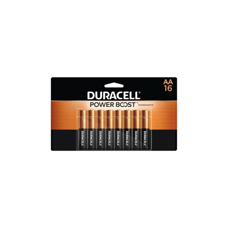 Pack de 16 Pilas AA Duracell Plus Power Boost DPBLR6B16- 1-5V- Alcalinas
