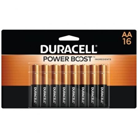 Pack de 16 Pilas AA Duracell Plus Power Boost DPBLR6B16- 1-5V- Alcalinas