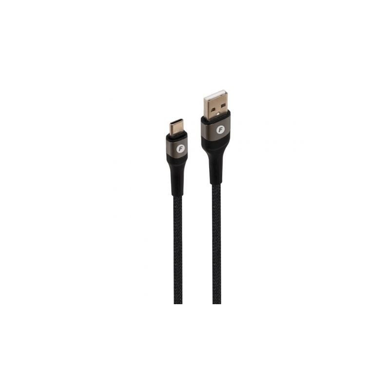 Cable USB 2-0 Tipo-C Fonestar USB-CA- USB Tipo-C Macho - USB Macho- 480Mbps- Hasta 100W- 1m- Negro Cable USB 2-0 Tipo-C Fonestar USB-CA- USB Tipo-C Macho - USB Macho- 480Mbps- Hasta 100W- 1m- Negro