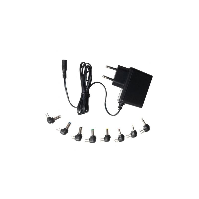 Cargador de CA-CC Fonestar AD-520F- 10W- 8 Conectores- Voltaje 5V Cargador de CA-CC Fonestar AD-520F- 10W- 8 Conectores- Voltaje 5V