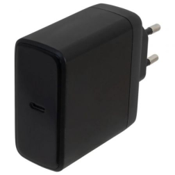 Cargador de Pared GaN Fonestar POWER-C-100- 1xUSB Tipo-C- 100W- Negro