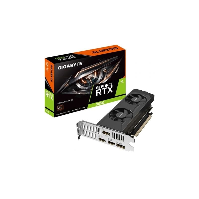 Tarjeta Gráfica Gigabyte GeForce RTX 3050 OC Perfil Bajo- 6GB GDDR6 Tarjeta Gráfica Gigabyte GeForce RTX 3050 OC Perfil Bajo- 6GB GDDR6