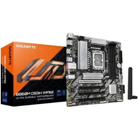Placa Base Gigabyte B860M DS3H WIFI6E Socket 1851- Micro ATX