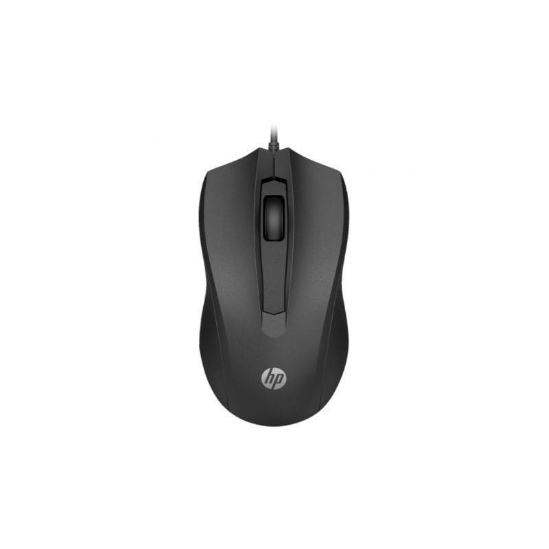 Ratón HP 105- Hasta 1600 DPI- Negro