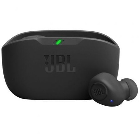 Auriculares Bluetooth JBL Vibe Buds con estuche de carga- Autonomía 8h- Negros