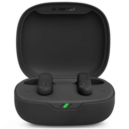 Auriculares Bluetooth JBL Vibe Flex con estuche de carga- Autonomía 8h- Negro