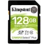 Tarjeta de Memoria Kingston CANVAS Select Plus 128GB SD XC- Clase 10- 100MBs