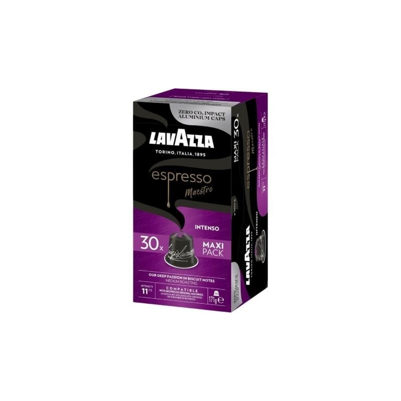 Cápsula Lavazza Espresso Maestro Intenso para cafeteras Nespresso- Caja de 30 Cápsula Lavazza Espresso Maestro Intenso para cafeteras Nespresso- Caja de 30