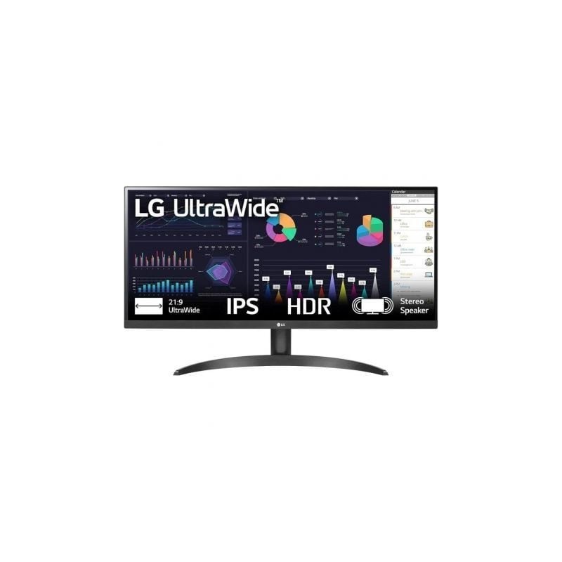 Monitor Profesional Ultrapanorámico LG 29WQ60A-B 29"- WFHD- Multimedia- Negro Monitor Profesional Ultrapanorámico LG 29WQ60A-B 29"- WFHD- Multimedia- Negro