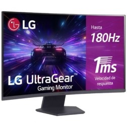 Monitor Gaming Curvo LG UltraGear 32GS60QC-B 31-5"- QHD- 1ms- 180Hz- VA- Negro
