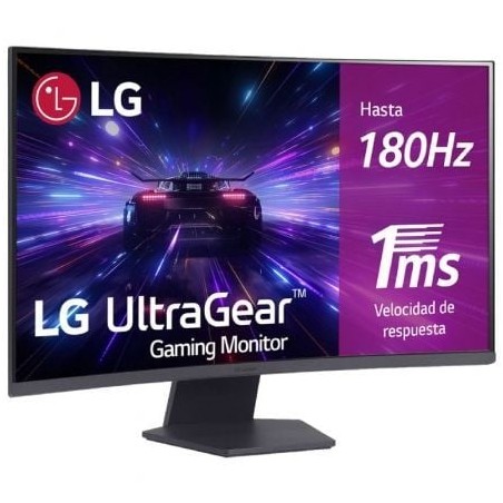 Monitor Gaming Curvo LG UltraGear 32GS60QC-B 31-5"- QHD- 1ms- 180Hz- VA- Negro