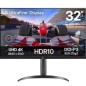 Monitor Profesional LG UltraFine 32UR550K-B 31-5"- 4K- Multimedia- Regulable en altura- Negro
