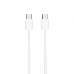 Cable USB 2-0 Tipo-C Nanocable 10-01-6001-CO- USB Tipo-C Macho - USB Tipo-C Macho- Hasta 60W- 480Mbps- 1m- Blanco