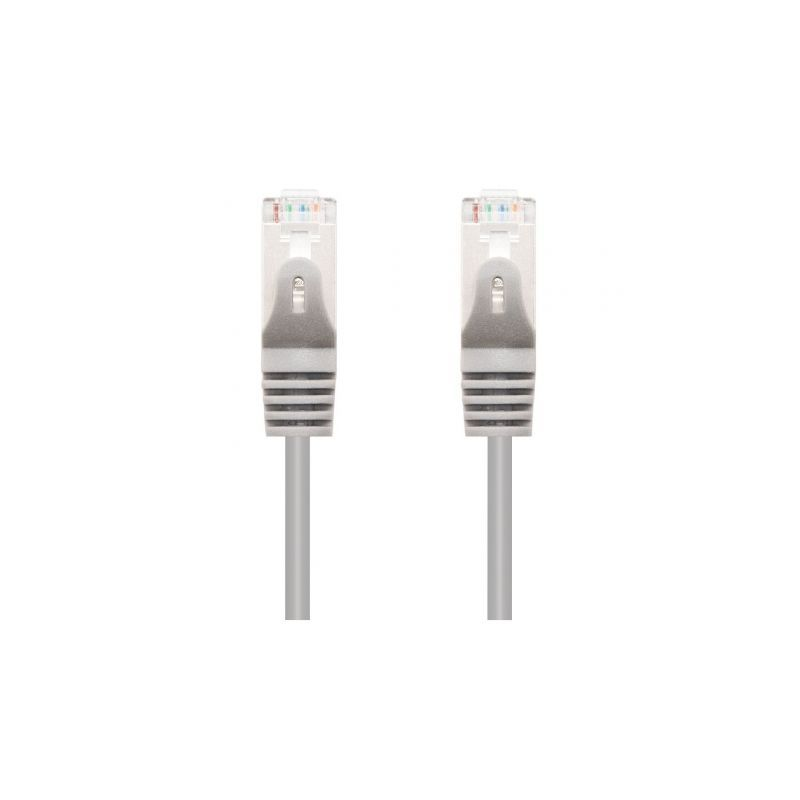 Cable de Red RJ45 FTP Nanocable 10-20-0801- Cat-6- 1m- Gris