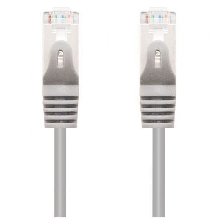 Cable de Red RJ45 FTP Nanocable 10-20-0801- Cat-6- 1m- Gris