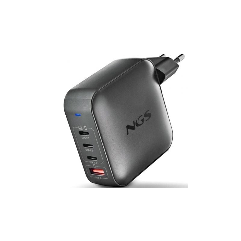 Cargador de Portátil GaN NGS BUD 165W- 165W- Automático- Voltaje 5-21V Cargador de Portátil GaN NGS BUD 165W- 165W- Automático- Voltaje 5-21V