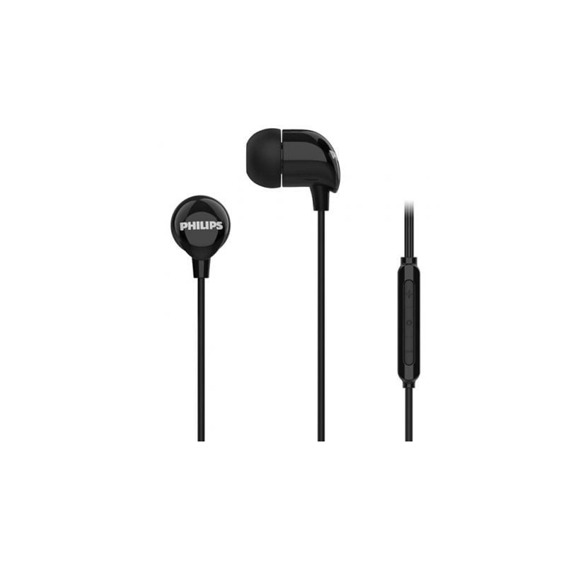 Auriculares Intrauditivos Philips SHE1405BKS-27- con Micrófono- USB Tipo-C- Negros
