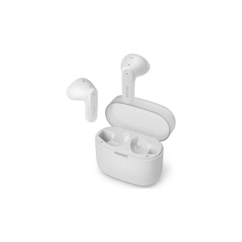 Auriculares Bluetooth Philips TAT2139WH con estuche de carga- Autonomía 7h- Blancos Auriculares Bluetooth Philips TAT2139WH con estuche de carga- Autonomía 7h- Blancos