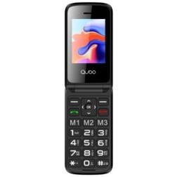 Teléfono Móvil Qubo X-247 4G para Personas Mayores- Negro y Azul