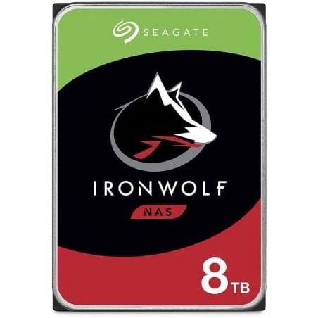 Disco Duro Seagate IronWolf NAS ST8000VN004 8TB- 3-5"- SATA III- 256MB