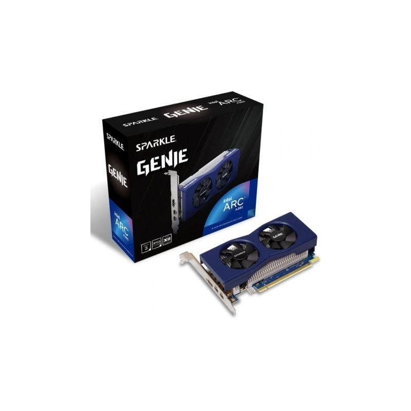 Tarjeta Gráfica Sparkle Intel Arc A380 GENIE- 6GB GDDR6