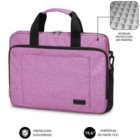 Mochila Subblim Air Padding Laptop Bag para Portátiles hasta 15-6"- Rosa