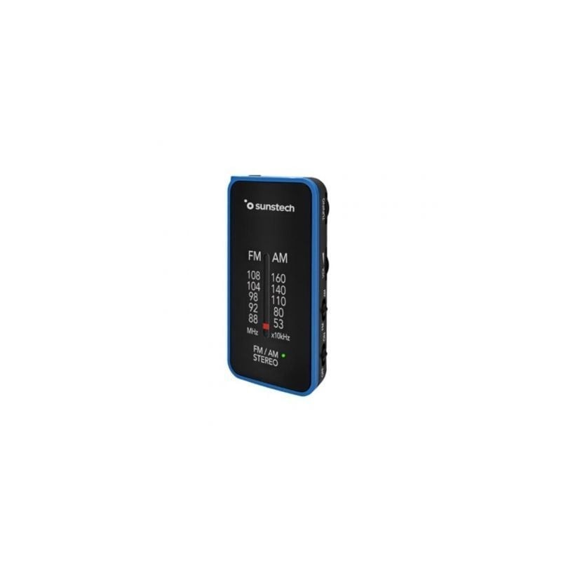 Radio Portátil Sunstech RPC6BL- a Pilas- Azul