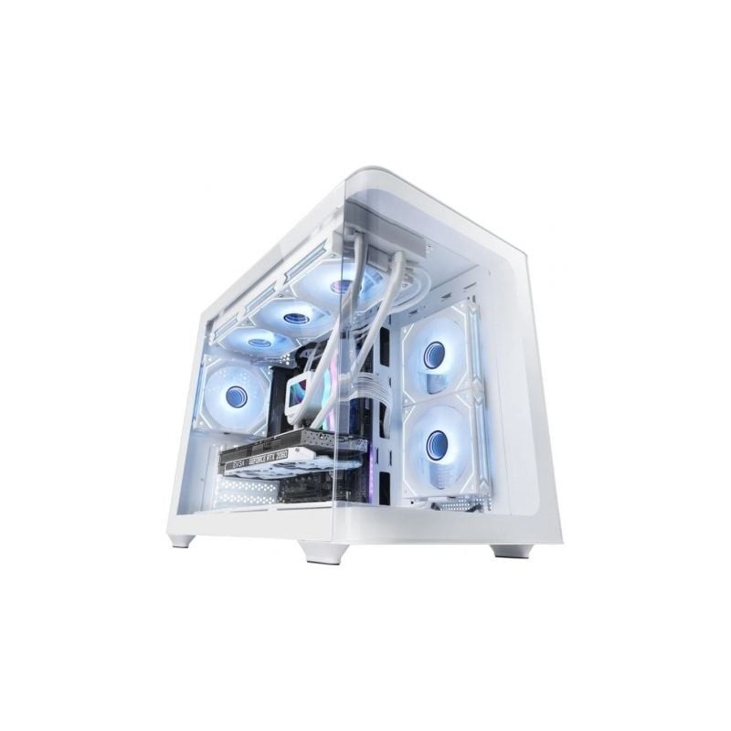 Caja Gaming Miniitorre Mars Gaming MC-FUSIONM- Blanca