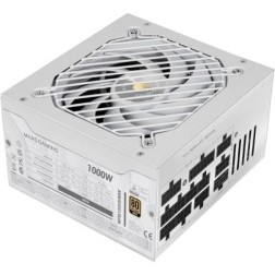 Fuente de Alimentación Mars Gaming MPB1000SIM- 1000W- Ventilador 14cm- 80 Plus Gold- Blanca