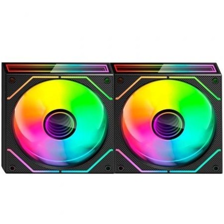 Pack 2 Ventiladores Mars Gaming MF-3DPROX2R- 12cm- ARGB