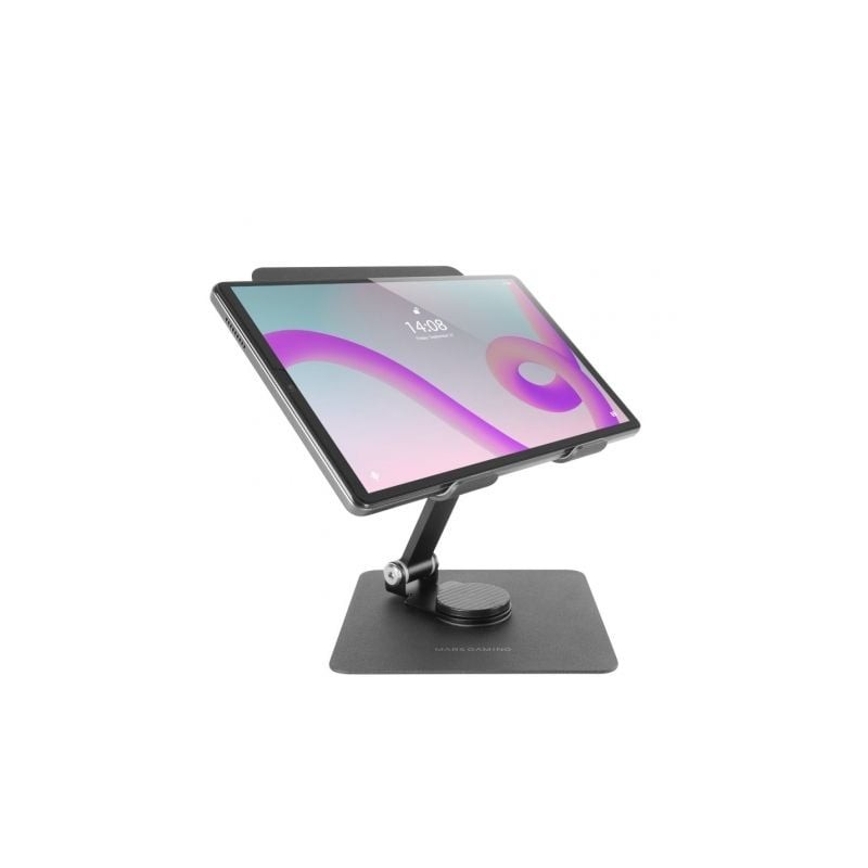 Soporte para Tablets-Convertibles Mars Gaming MA-RST- hasta 13"- Negro Soporte para Tablets-Convertibles Mars Gaming MA-RST- hasta 13"- Negro