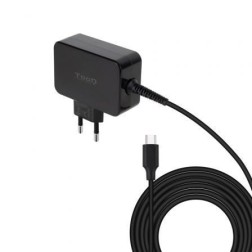 Cargador de Portátil GaN TooQ TQLC-USBCGAN65PD USB Tipo-C- 65W- Automático- Voltaje 5-20V