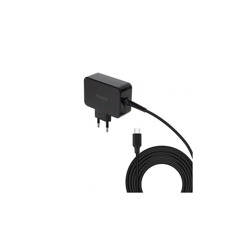 Cargador de Portátil GaN TooQ TQLC-USBCGAN65PD USB Tipo-C- 65W- Automático- Voltaje 5-20V