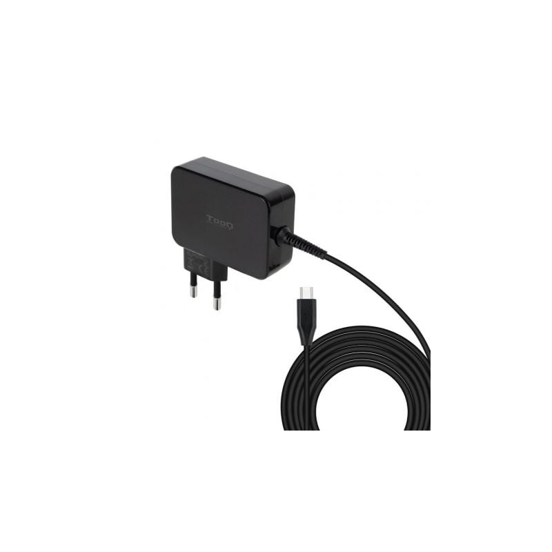 Cargador de Portátil GaN TooQ TQLC-USBCGAN90PD USB Tipo-C- 90W- Automático- Voltaje 5-20V