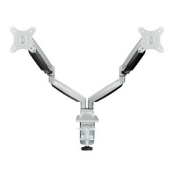 Soporte de Mesa para 2 Monitores TooQ DB3132TNR-S- Giratorio- Inclinable- hasta 9kg